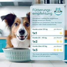 dr. sam wufit Dog S Wurmkur Tabletten für Hunde 1 Monat