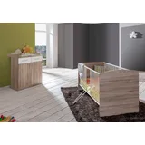 WIMEX Babymöbel-Set »Joker« Spar-Set, 2 Stk. tlg. Bett (Gitterbett) + Wickelkommode
