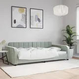 vidaXL Tagesbett 100 x 200 cm hellgrau