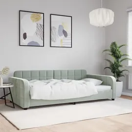 vidaXL Tagesbett 100 x 200 cm hellgrau