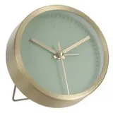 Mica decorations Mica Tischuhr Bonn Ø 9 X H X 4 Cm Mintgrün