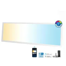 Aigostar 120x30 LED CCT Bluetooth Mesh Smart Panel Leuchte Dimmbar (APP) Steuerung Einbau-Panel