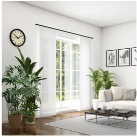 Neutex for you! Schiebegardine Allure (1 St), Paneelwagen, halbtransparent, Jacquard, Breite: 60 cm, nach Maß weiß 60 cm x 225 cm