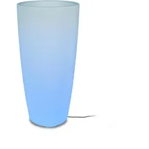 smartwares LED Blumentopf IDE-60071 weiß 75 x 40 cm RGBW