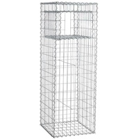 Estexo Gabione Gabionen Säule 50x50x150 cm Pfosten eckig Steinkorb