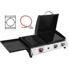 Royal Gourmet Tragbarer Gasgrill 3 in 1