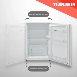 Telefunken C-135-100-W Kühlschrank (135 l, 838 mm hoch, Weiß)