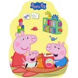 Riethmüller Peppa Wutz Pinata mittelgroß Papier 33 cm x 46 cm - Peppa Pig lustige Partydeko & Partyspiel für Kindergeburtstag & Mottoparty - Cartoon Deko für Kinder