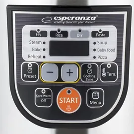 Esperanza EKG011 Multicooker Cooking 5 L 860 W Schwarz, Metallic