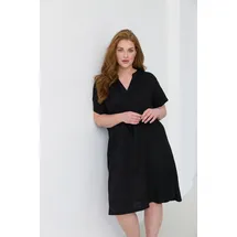 Base Level Curvy Tunikakleid Sommerkleid Schwarz 48