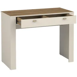 Mirjan24 Schminktisch, Schwarz, Kunststoff, 1 Schubladen, Rechteckig, 102x79x50 cm, Arbeitszimmer, Schreibtische, Bürotische