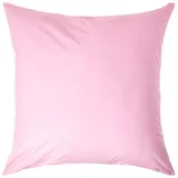 Homescapes Kissenbezug Perkal 60 x 60 cm Rosa