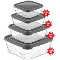 Michelino Eckiges Vorratsdosen-Set 4-teilig