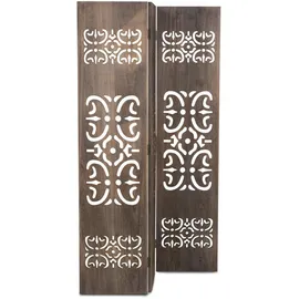Homestyle4u Paravent 3 teilig Holz 120x170x2 cm, Wohnzimmer, Raumteiler & Paravents, Paravents