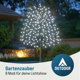 monzana Kirschblütenbaum 2er Set 220 LED Fernbedienung