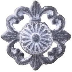 Chic Antique Griff Ornament, L4/Ø7,5 cm, antik grau