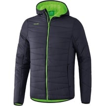 Erima Kinder Steppjacke Dunkelgrau/Green Gecko, 128