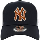 New Era A-Frame Trucker Cap - Boucle New York Yankees", Navy