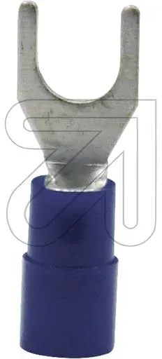 Gabel-Kabelschuh M6 blau - 2,5mm2, 100 Stk