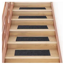 vidaXL Stufenmatte Stufenmatten Selbstklebend 30 Stk. Grau 76x20cm Rechteckig