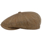 Stetson Flat Cap (1-St) Schirmmütze mit Schirm, Made in the EU beige|braun 59 cm