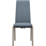 Stressless® Polsterstuhl Laurel, High Back, Größe M, mit abgerundeten Beinen in Eiche gekalkt blau