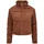 URBAN CLASSICS Ladies Corduroy Puffer Jacket - Braun