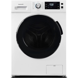 B (A bis G) HANSEATIC Waschmaschine "HWMB814B" Waschmaschinen weiß Frontlader Waschmaschine