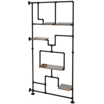 Mendler Raumteiler 203 x 100 x 20 cm Braun