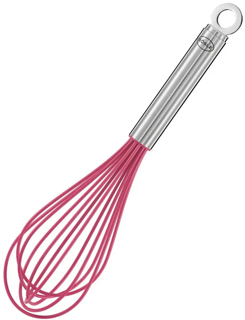 Preisvergleich Produktbild RÖSLE Fischentschupper Charity Edition2021 Schneebesen Silikon pink 27cm, Schneebesen Silikon pink 27 cm bunt