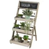 Sunnydays Blumenständer Pflanztreppe Blumentreppe Blumenregal Kräuterregal Kräuterständer
