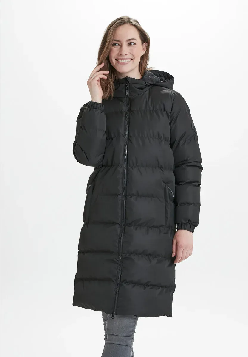 Whistler Winter-Steppmantel Abella Long Padded (Kapuze, warm, atmungsaktiv) schwarz Damen