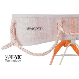 Petzl Whisper Klettergurt Weiß/Orange