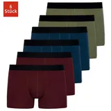 SNOCKS Boxershorts ohne Logo bunt XL