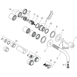 Hansgrohe Axor Uno Einhandmischer Polished Red Gold