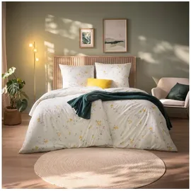 Estella Cassandra Blumen Orange 135 x 200 cm + 80 x 80 cm