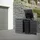 ML-Design Mülltonnenbox 132 x 80 x 120 cm anthrazit