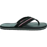 Tommy Hilfiger Leather Beach Sandal FM0FM05027BDS (41/black) - schwarz, 41