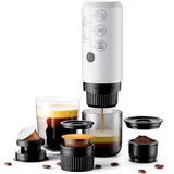 Tragbare Elektrische 3-in-1-espressomaschine Mit 12 V ‚Äì One-touch-extraktionskaffeemaschine Ohne Heizfunktion, Kompatibel Mit Ns- Und Dg-kapseln Und Kaffeepulver, Geeignet Für Büro Und Zuhause