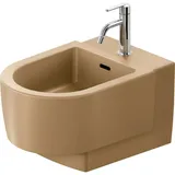 Duravit Wand-Bidet Balcoon 37x54cm, m Hahnl., ÜL, Clay terra matt