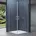 Eck-duschkabine Eckdusche 90x85x195cm Esg-sicherheitsglas beidseitiger Easy-clean-beschichtung Senkmechanismus