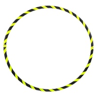 Hoopomania Hula-Hoop-Reifen Faltbarer Anfänger Hula Hoop Reifen, Neon-Gelb Ø90cm gelb Ø 90 cm