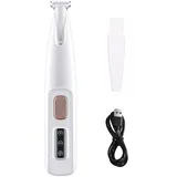 Hundeschermaschine,Wasserdichter,wiederaufladbarer Pfotentrimmer für Haustiere mit LED-Licht,Profi Hundetrimmer für Dickes, Langes und Lockiges Tierhaare,Schermaschine für Hunde Pfoten