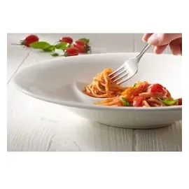 Villeroy & Boch Pasta Passion Spaghetti-Teller 2 TLG., 30,5 cm, Premium Porzellan, spülmaschinen-, mikrowellengeeignet, weiß