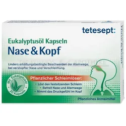TETESEPT Eukalyptusöl Kapseln Nase & Kopf 20 St