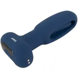 ANOS RC Flicking Tongue Analplug mit Fernbedienung 14,1 cm - Dunkelblau