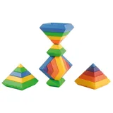 Eduplay Pyramidenbausatz Bunt