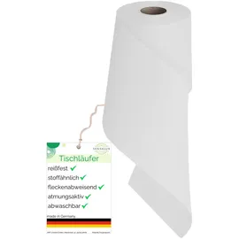 Sensalux Vlies-Tischläufer 15 cm x 25 m Weiß