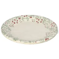 200 Teller, Pappe rund Ø 23 cm `Berries`