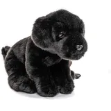 Uni-Toys Plyš Labrador s vodítkem 30 cm - ECO-FRIENDLY